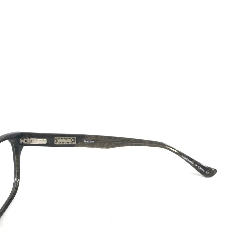 Kensie Eyeglasses Frames FEATHER BK Black Gray Square Full Rim 52-16-135